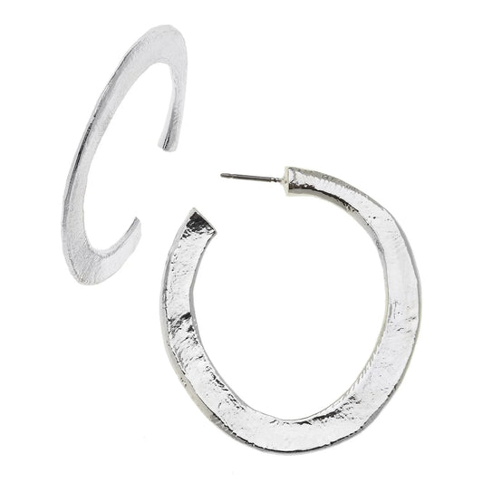 Susan Shaw Hammered Hoops