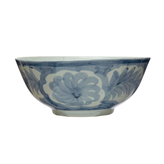 Hand Painted Stoneware Bowl