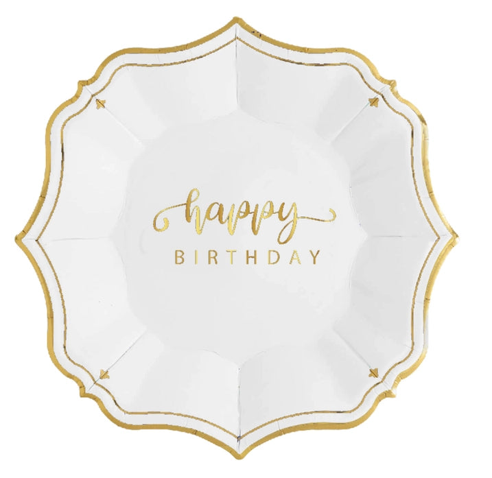 Happy Birthday Dessert Plates