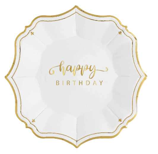 Happy Birthday Dessert Plates