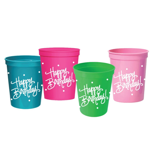 Happy Birthday! Stadium Cups