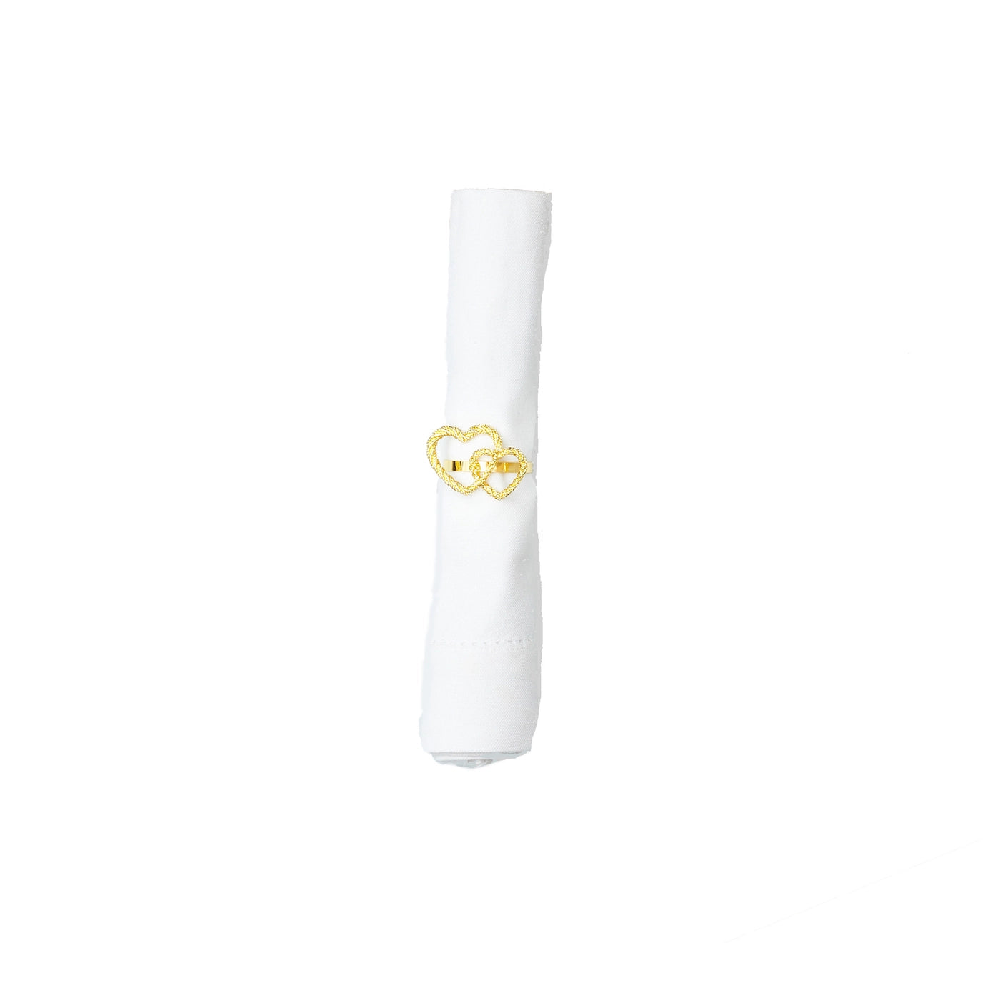 Gold Heart Napkin Ring
