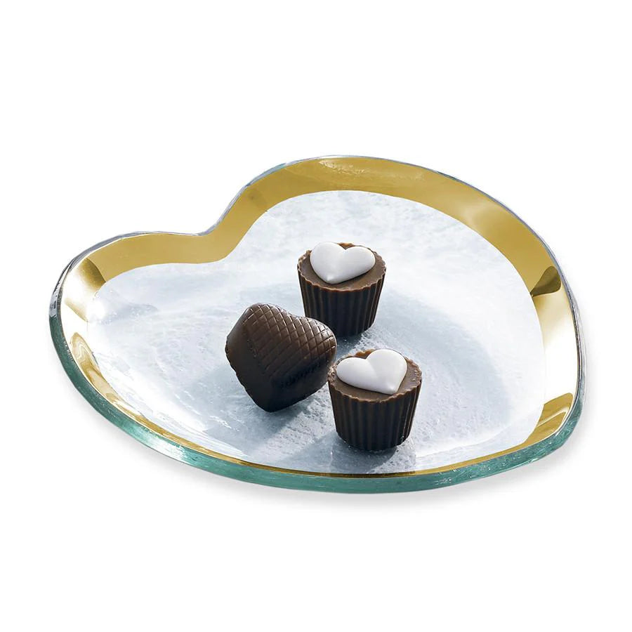 Annieglass Heart Plate