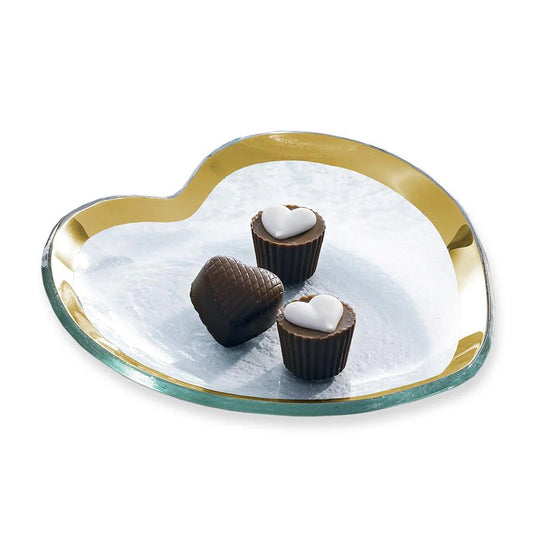 Annieglass Heart Plate