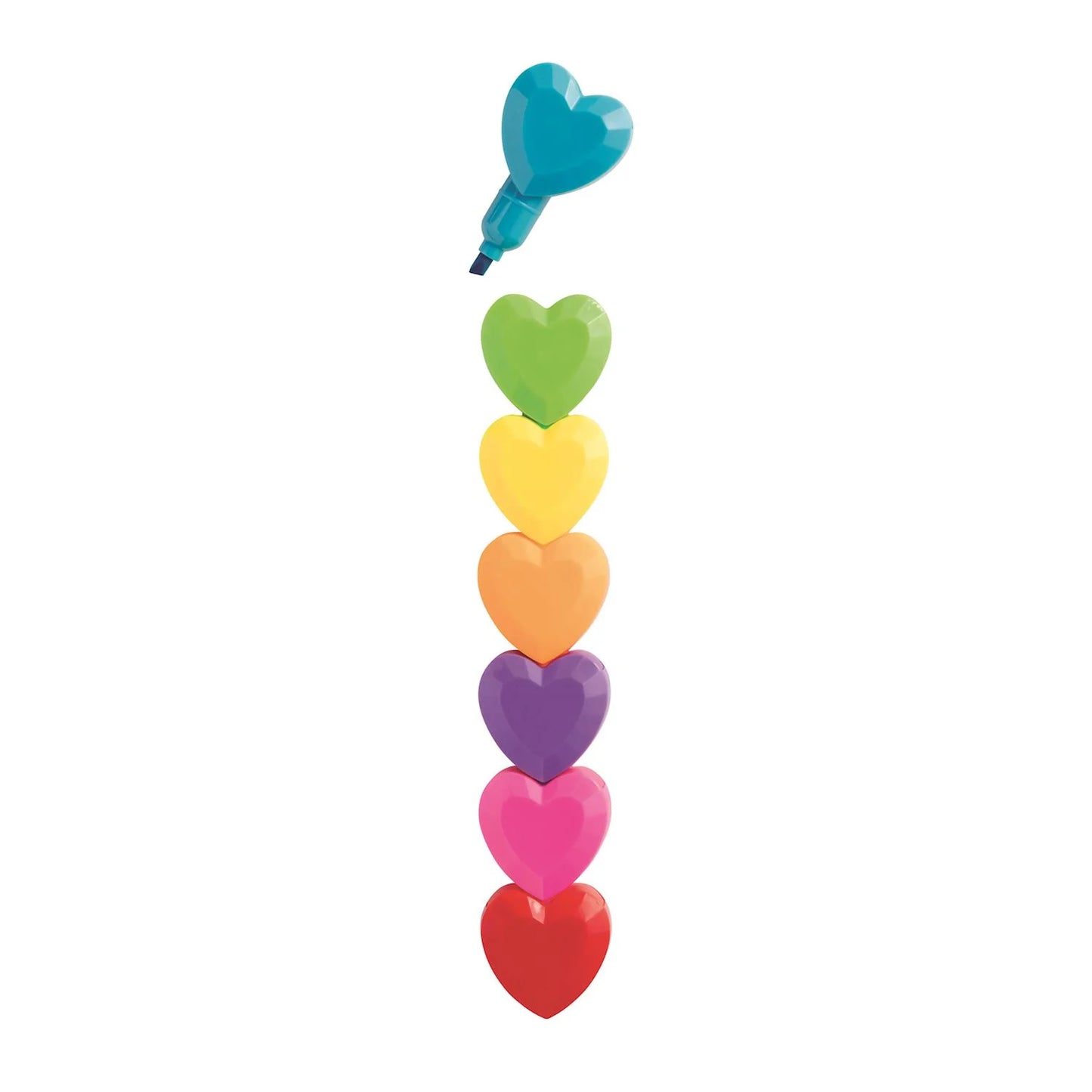 Xoxo Rainbow Heart Stacking Markers