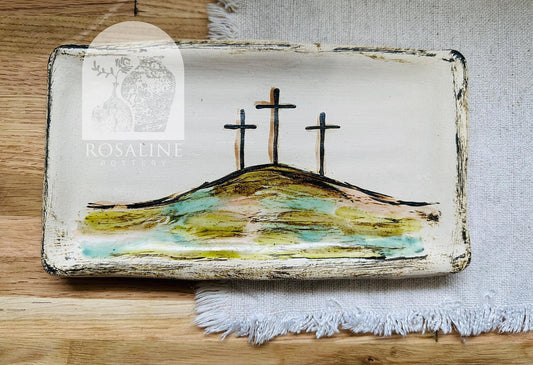 Rosaline Pottery Calvary Hill Platter