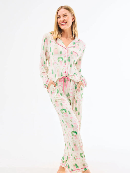 Women's Charlotte Pants Set – Home for Christmas