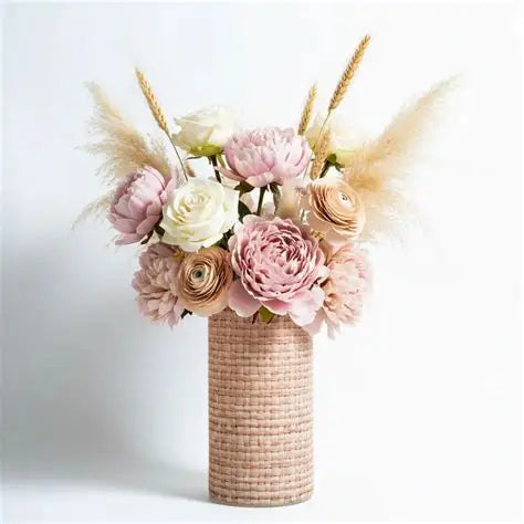 Beau Bottles EverVase Wrap – Honey Rattan Weave