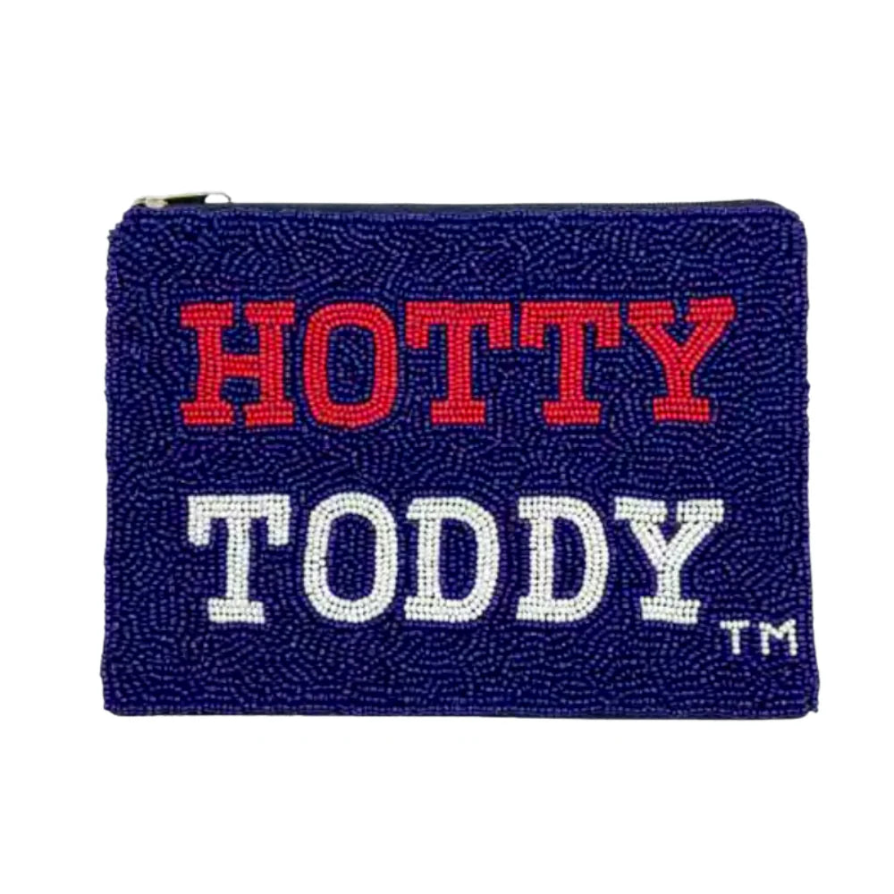 Hotty Toddy Beaded Coin Pouch