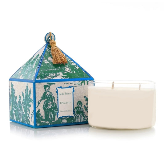 Hyacinth Three Wick Candle