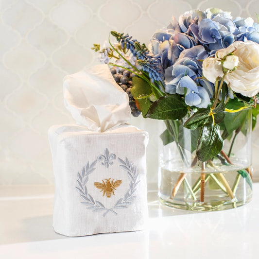 Italian Bee Tissue Box Cover