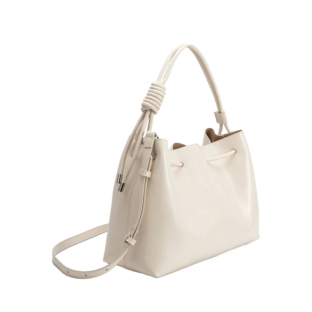 Melie Bianco Margot Ivory Crossbody Bag