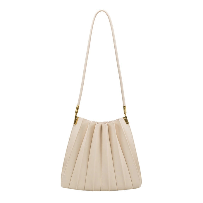 Carrie Pleated Shoulder Bag