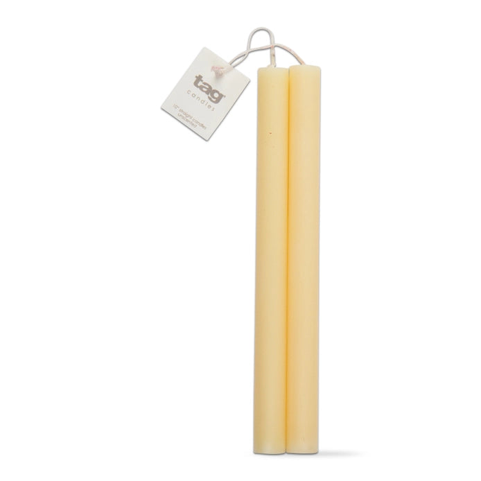 10 Inch Straight Candle - Set Of 2