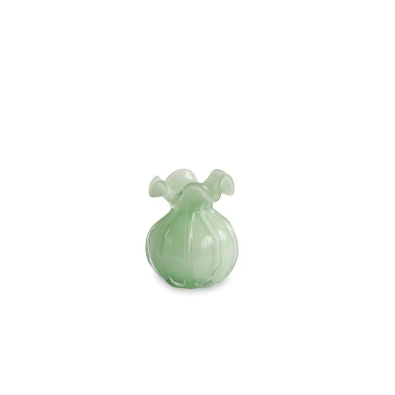 Glass Vento Medium Round Bud Vase