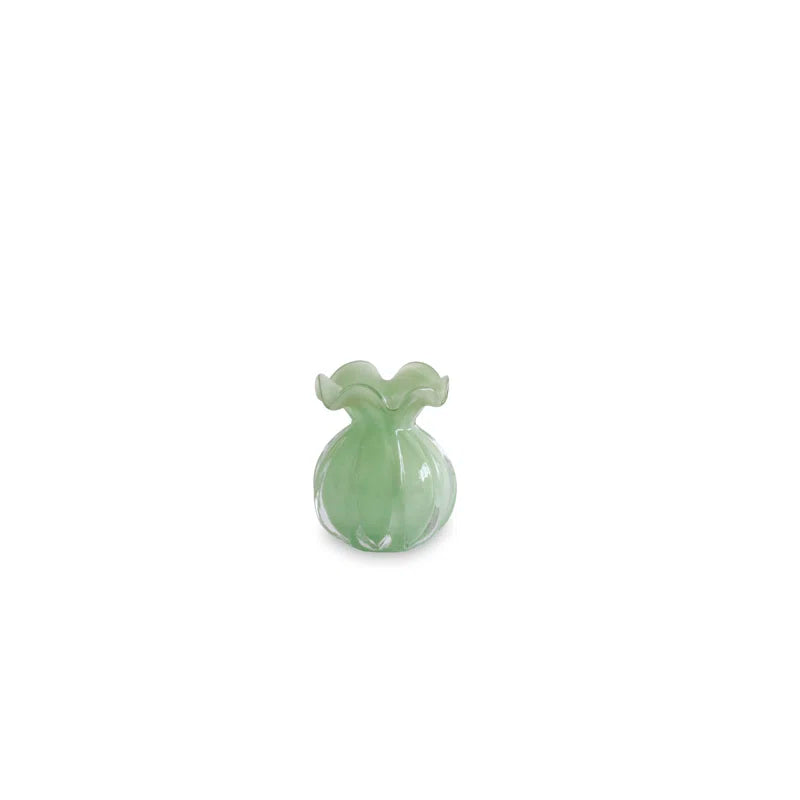 Glass Vento Small Round Bud Vase