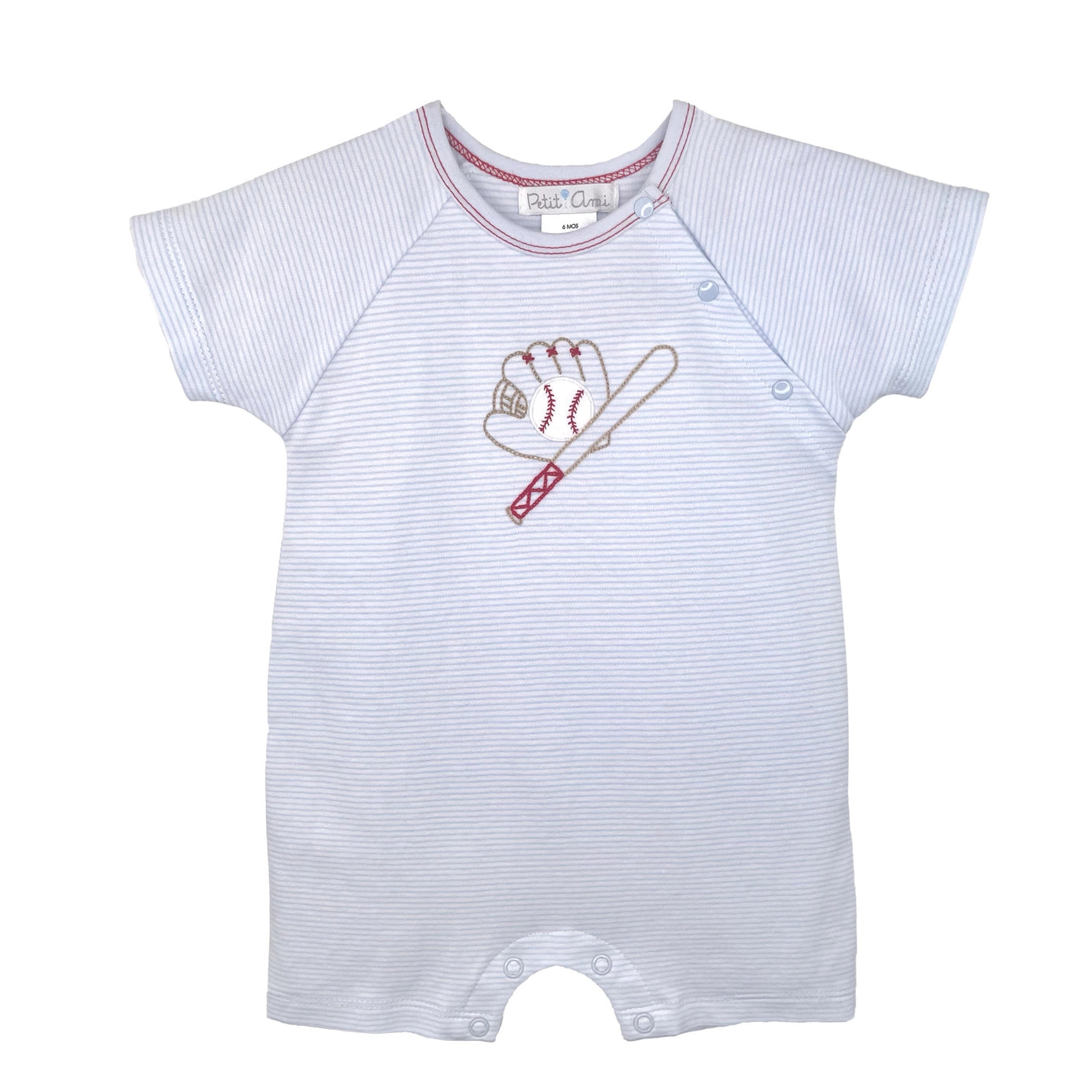 Knit Baseball Romper