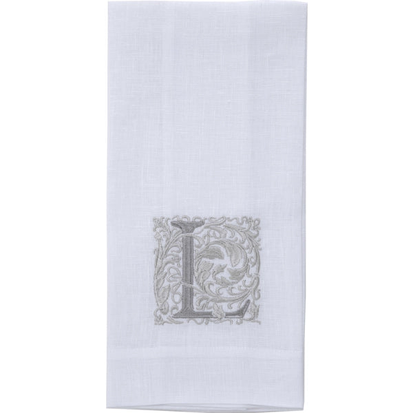 Monogram Linen Towel
