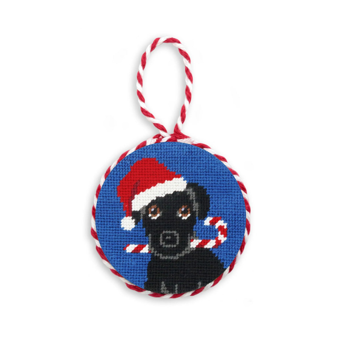 Christmas Black Lab Ornament