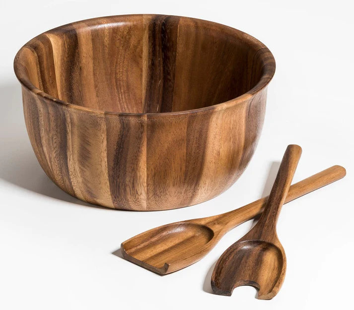 Large Salad Bowl with Servers