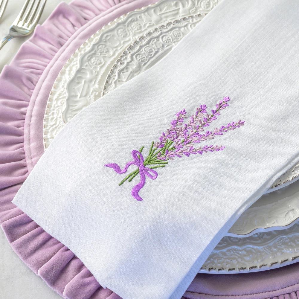 Lavender Bouquet Towel