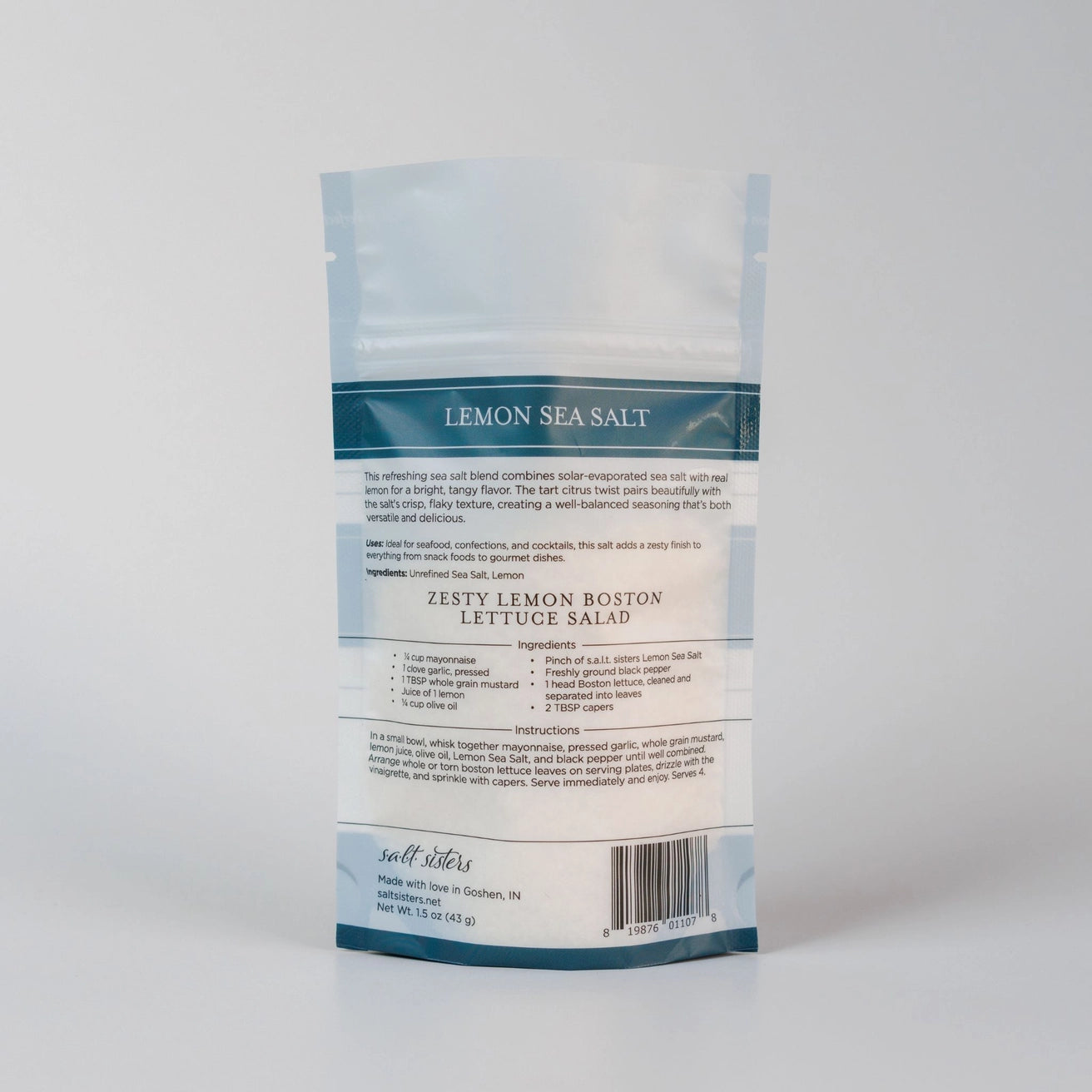 Salt Sisters Lemon Sea Salt