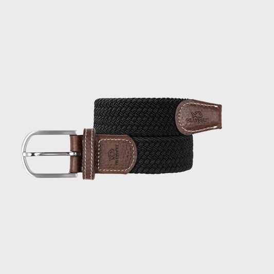 Black Licorice Elastic Woven Belt