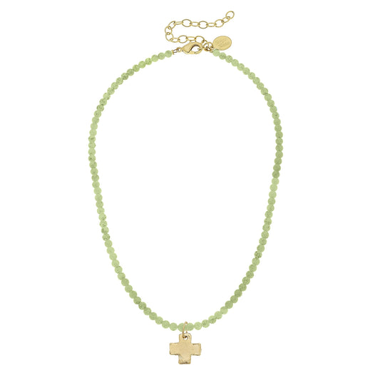 Susan Shaw Alys Cross Necklace