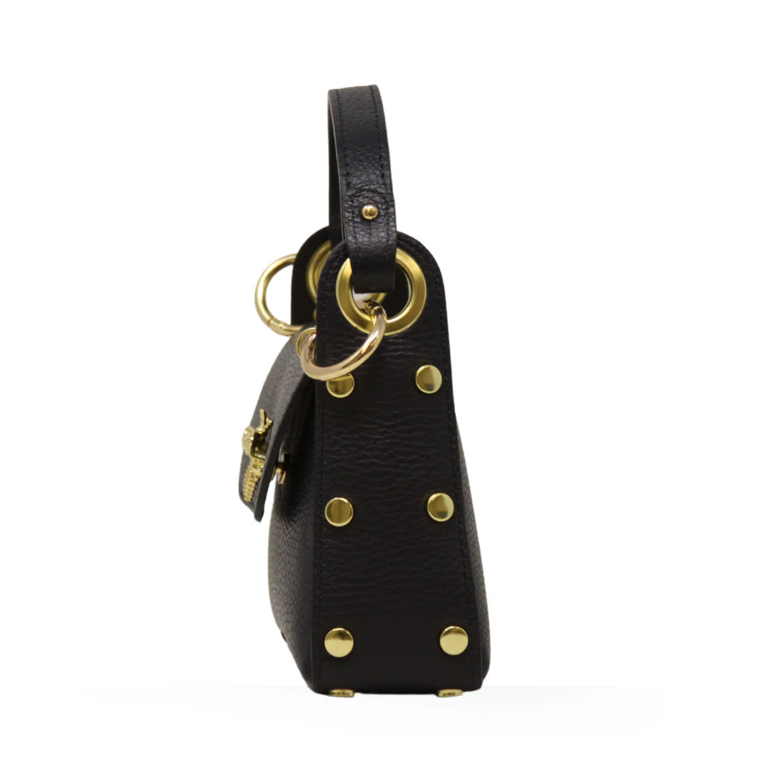 Genuine Italian Leather Bumblebee Mini Bag
