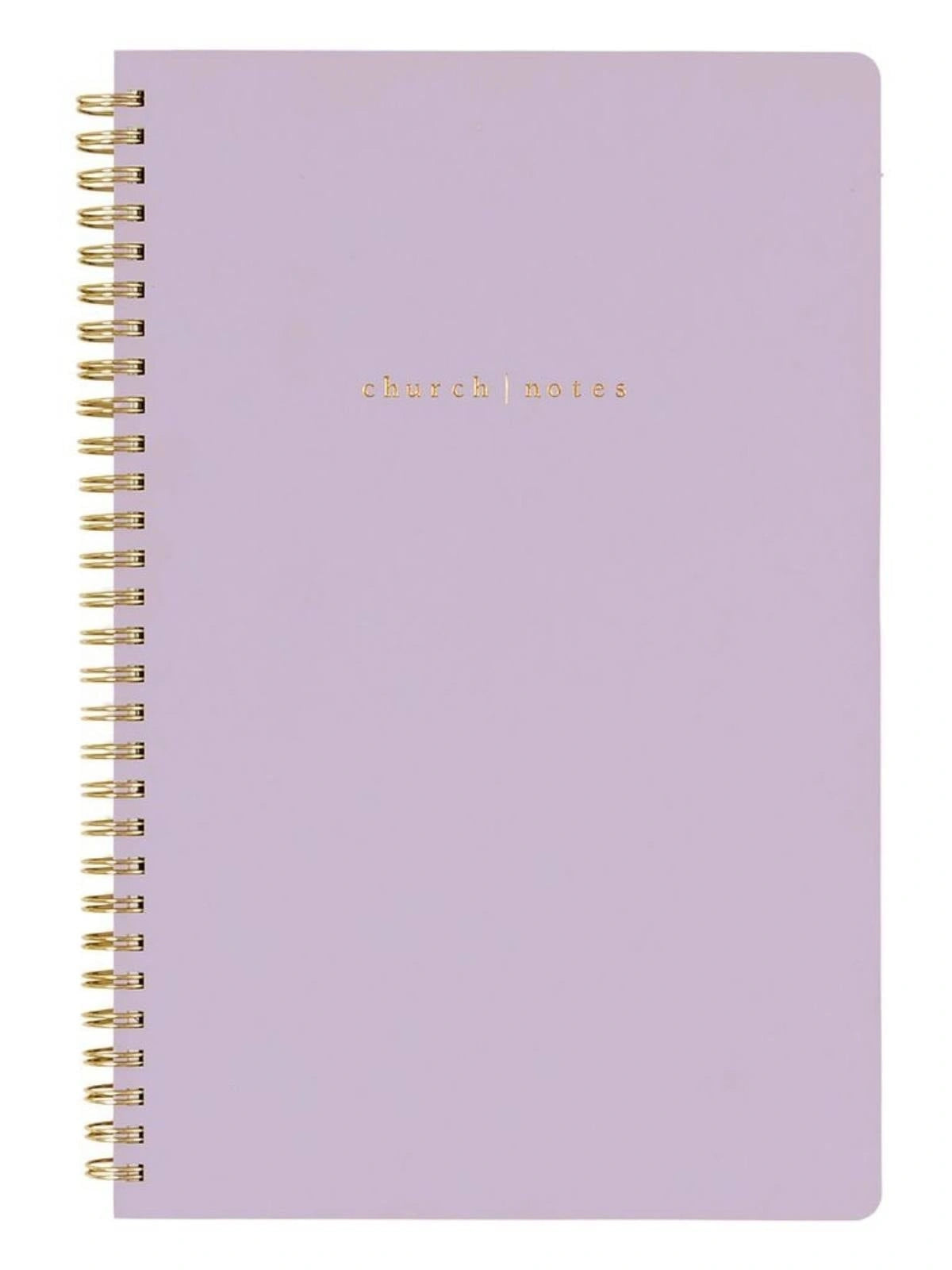 Lilac Bible Study Spiral Notebook with Reference Maps