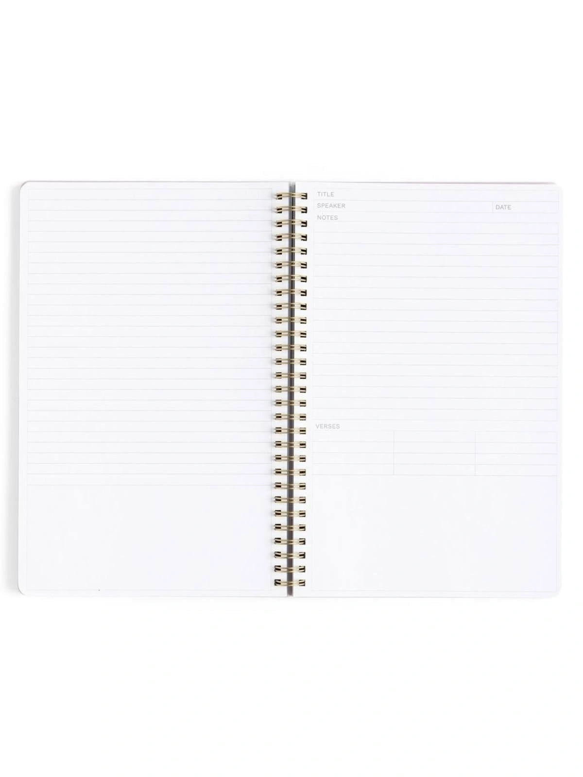 Lilac Bible Study Spiral Notebook with Reference Maps