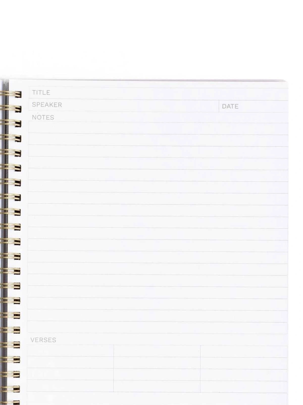 Lilac Bible Study Spiral Notebook with Reference Maps