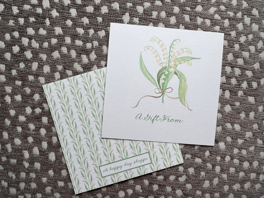 Lily of the Valley Gift Tags