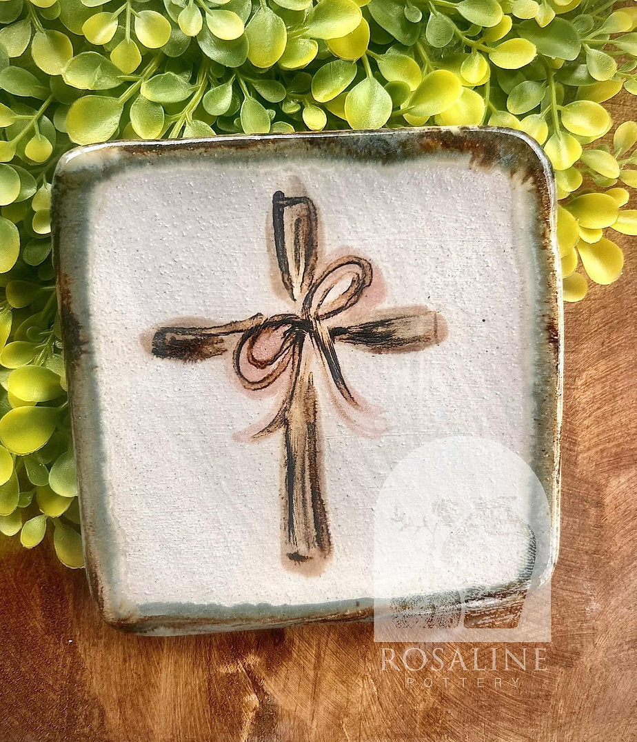 Rosaline Pottery Little Cross Plate