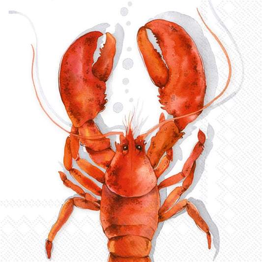 Coral Lobster Lunch Napkins