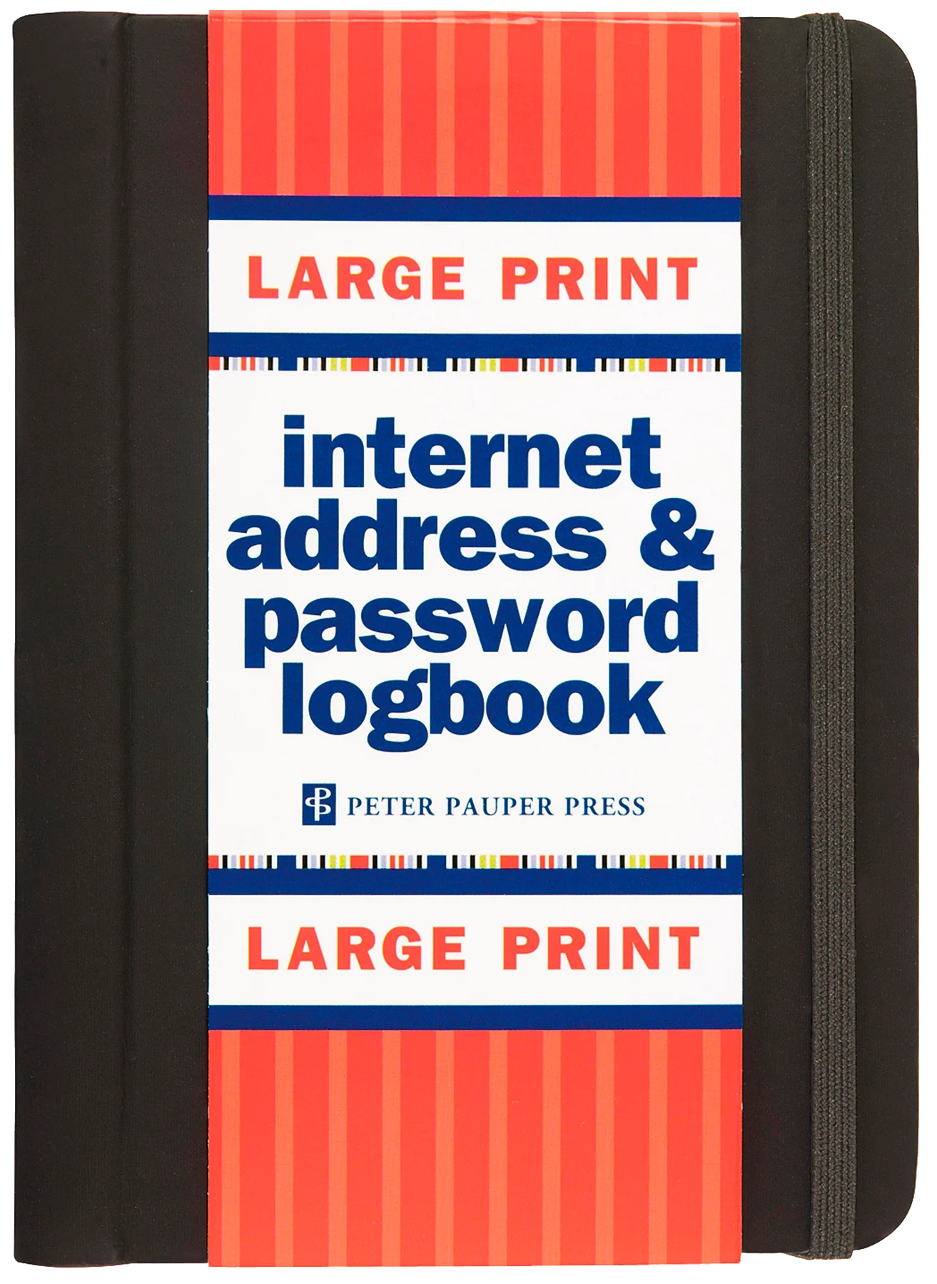Large Print Internet Address & Password Logbook