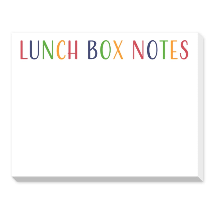 Lunch Box Notes Dittie Notepad