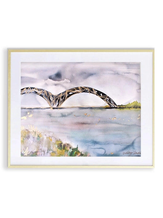 M Bridge Landscape Print