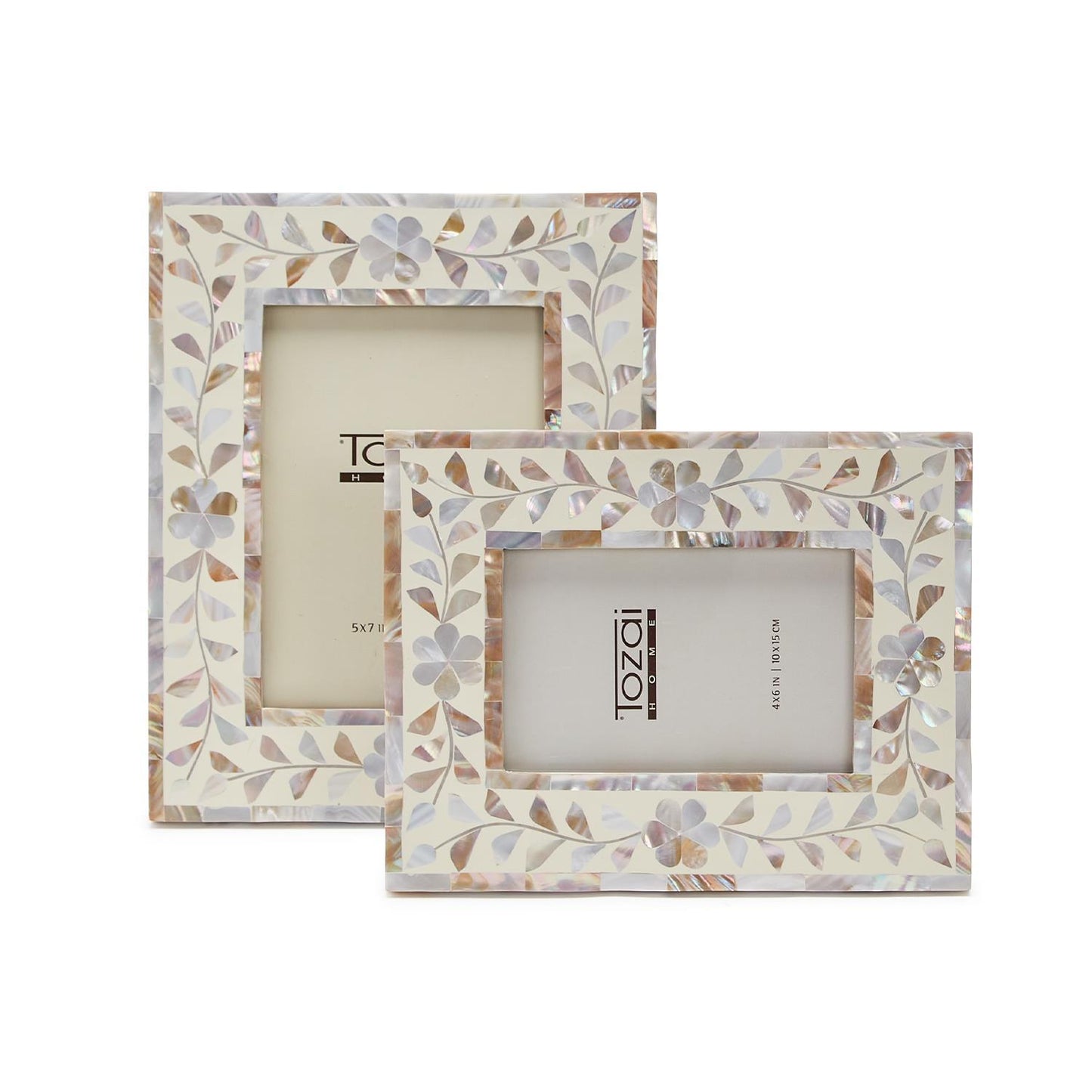 Mother of Pearl Floral Picture Frame