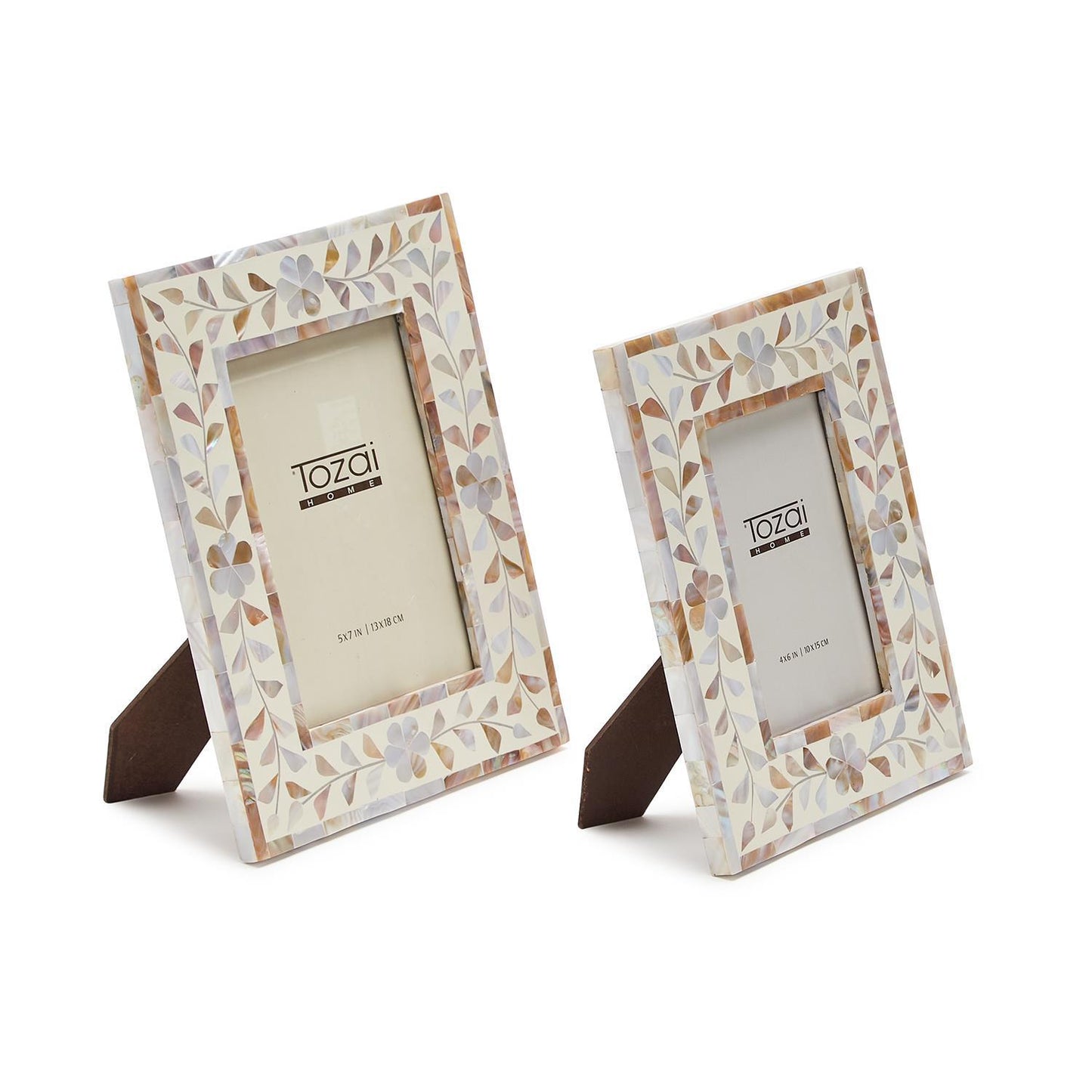 Mother of Pearl Floral Picture Frame