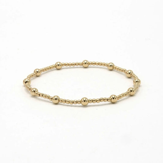 Malibu 2x4 14k Gold filled Beaded Bracelet