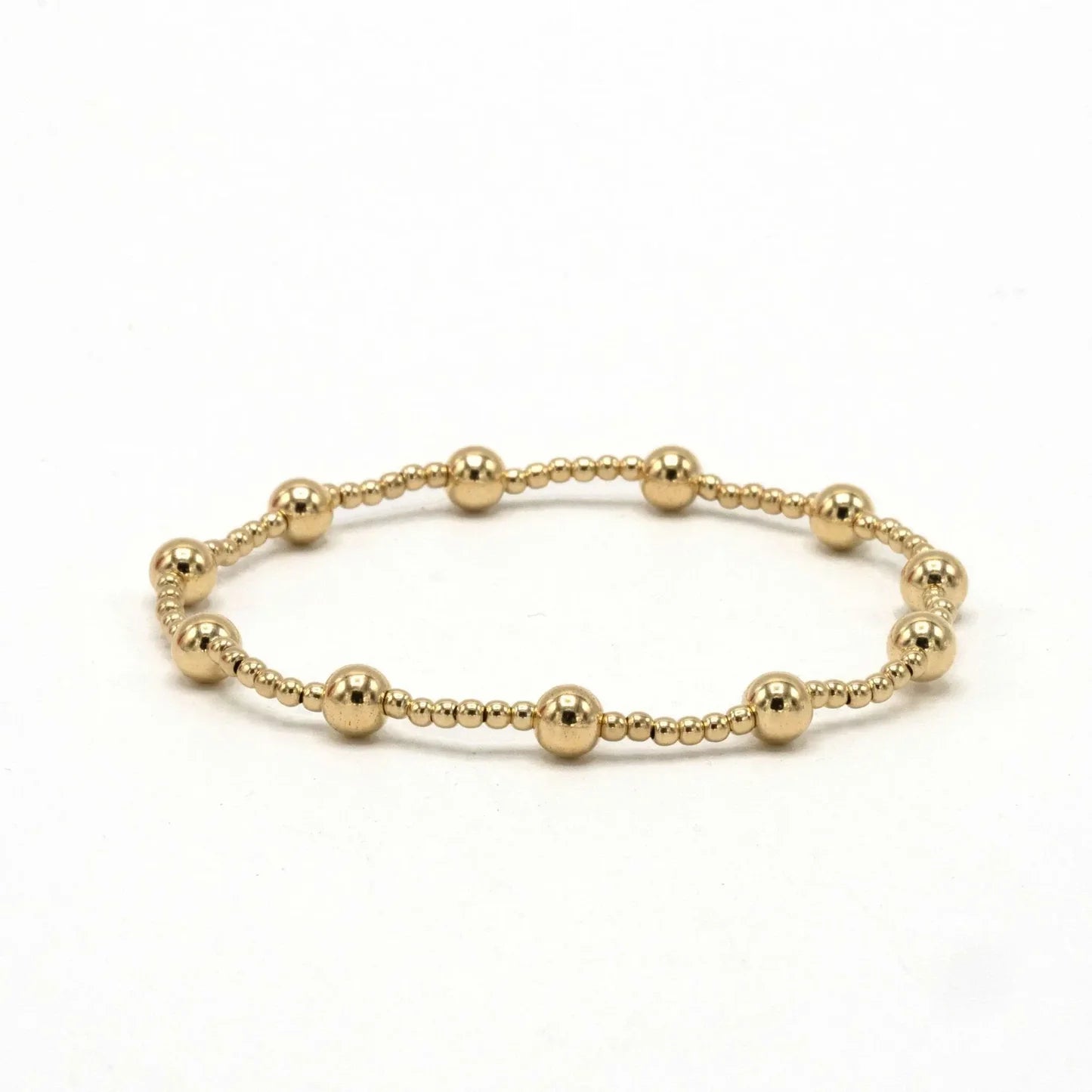 The Malibu 2x5 14k Gold filled Beaded Bracelet