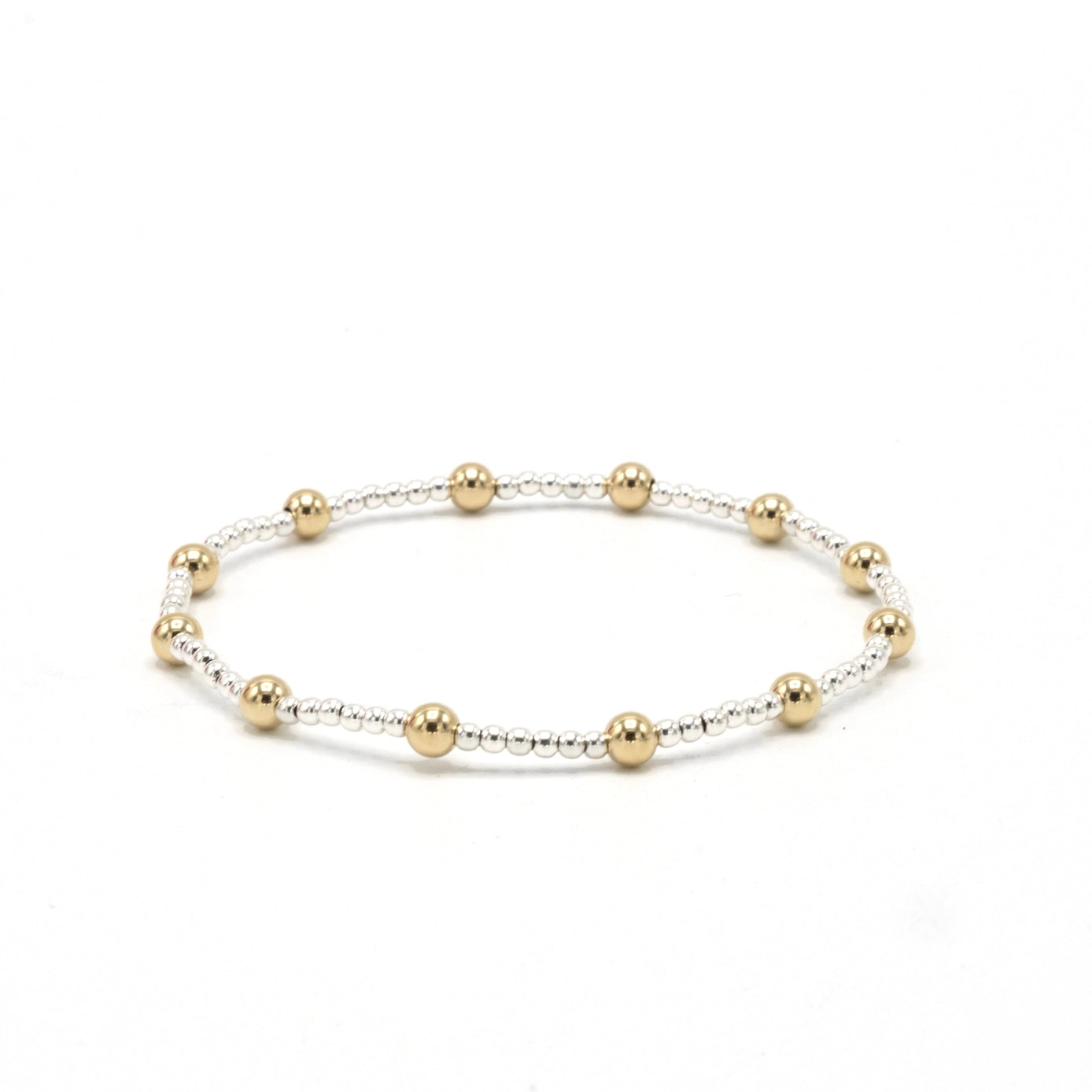 The Malibu Mix Collection 14k Gold-Filled and Sterling Beaded Bracelet