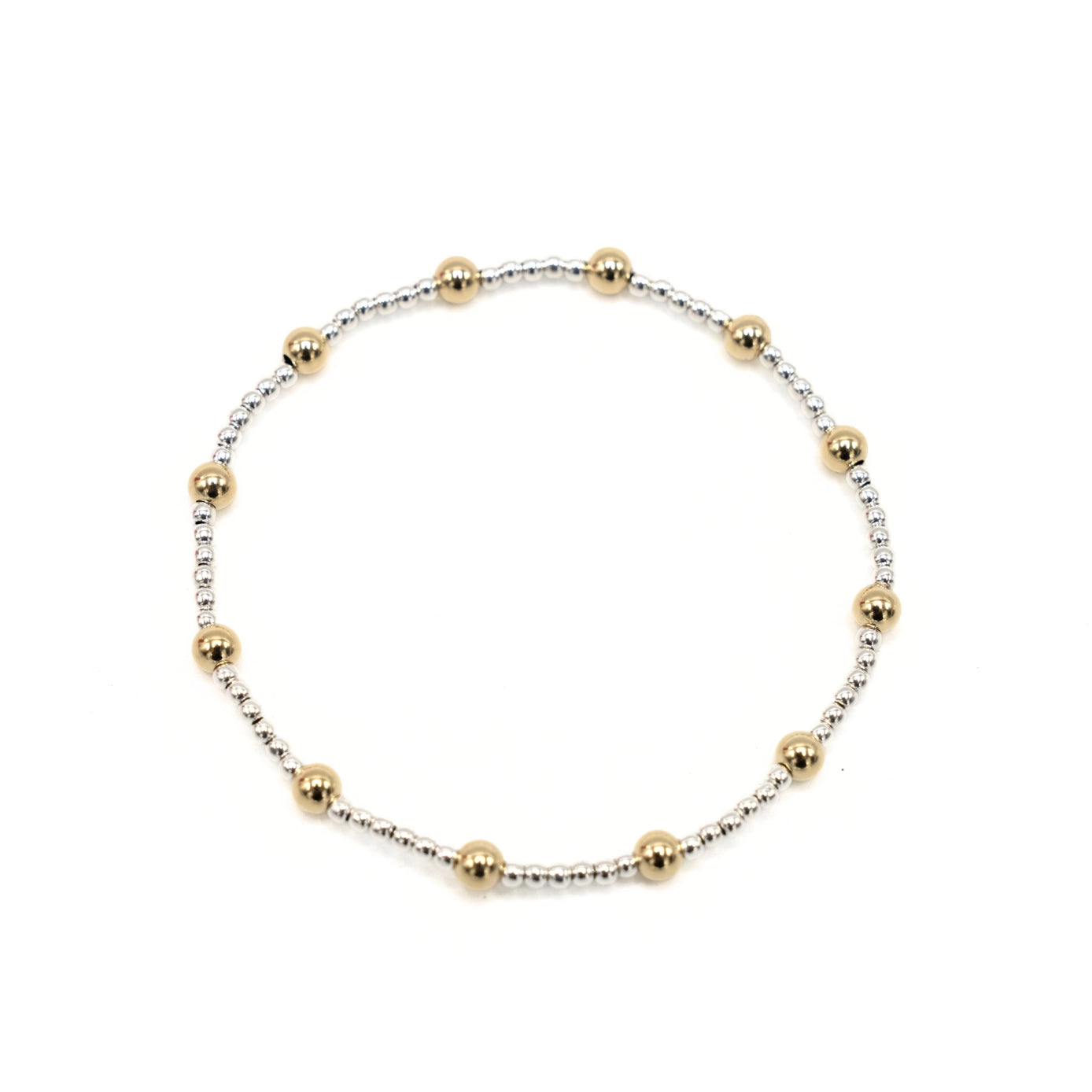 The Malibu Mix Collection 14k Gold-Filled and Sterling Beaded Bracelet