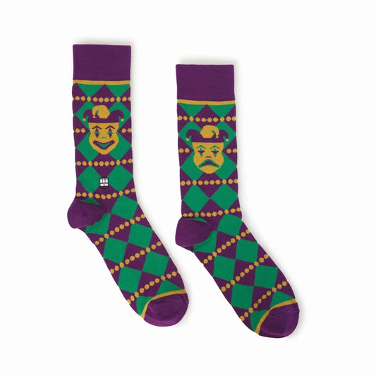 Mardi Gras Jester Socks