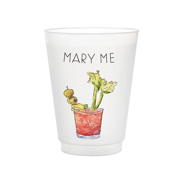 "Mary Me" Bloody Mary Frosted Cups