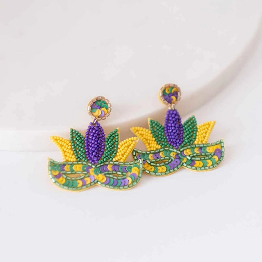 Masquerade Beaded Earrings