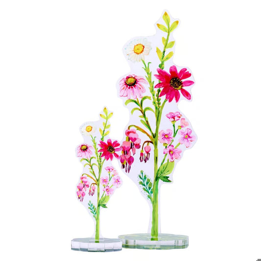 Acrylic Meadow Flower