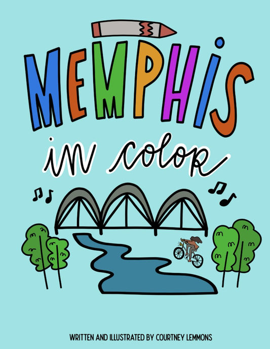 Memphis in Color Coloring Book