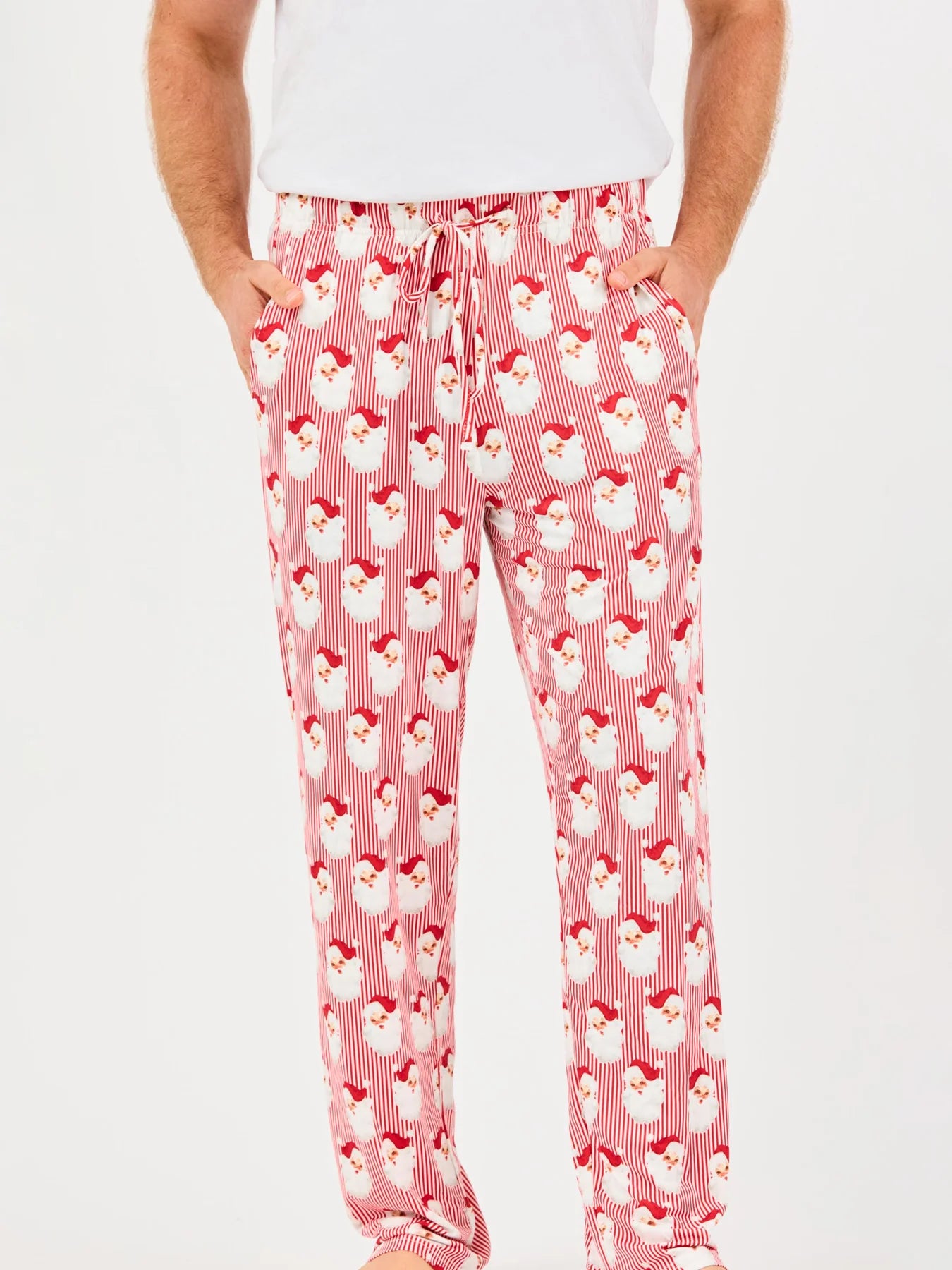 Men's Pajama Pants – Santa Baby Red